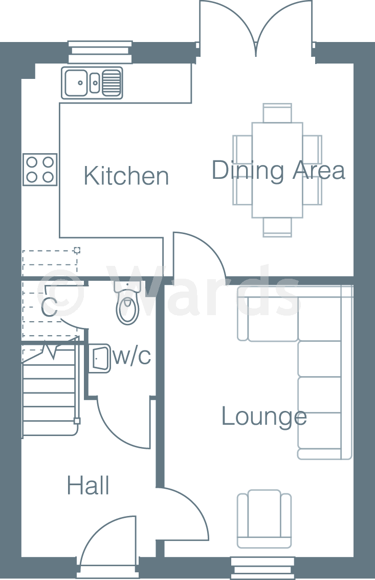 Richmond Park, Whitfield, Kent floorplan