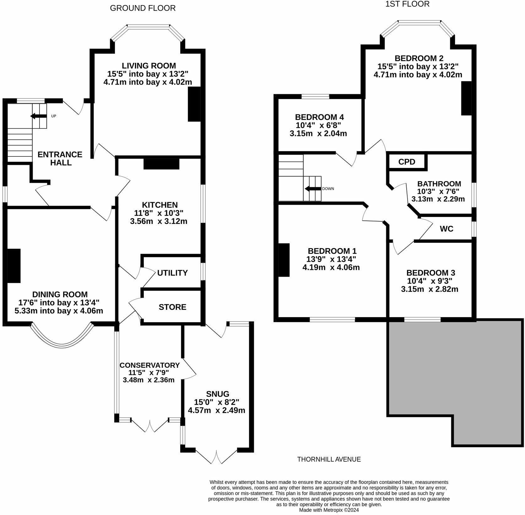 Thornhill Avenue, Lindley, Huddersfield floorplan