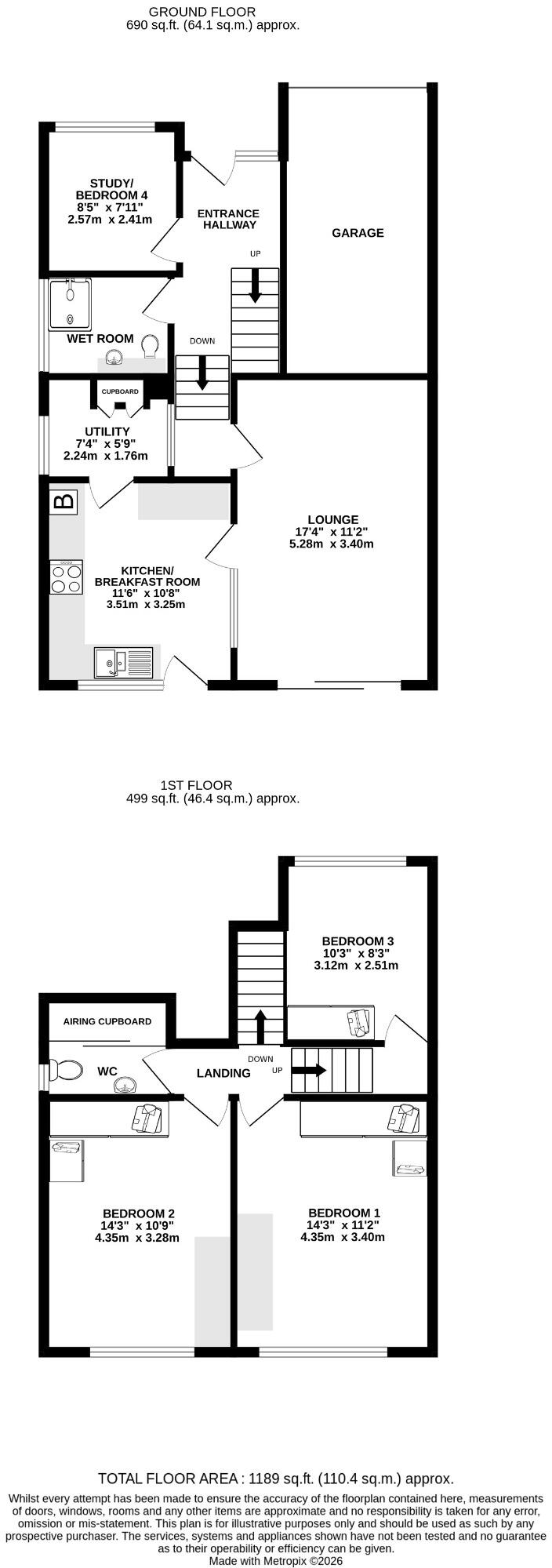 Pentland Rise, Portchester floorplan
