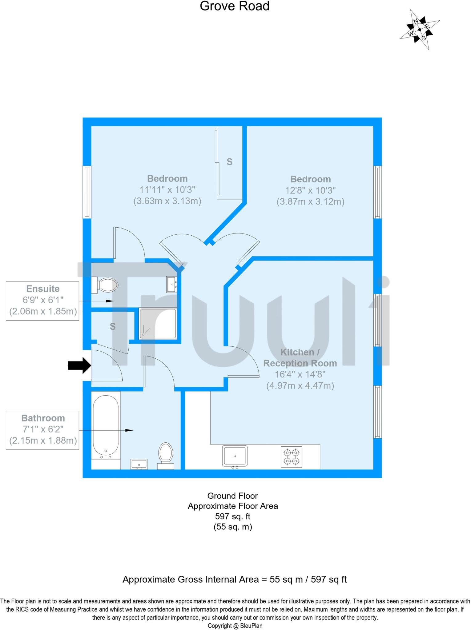 Grove Road, Thornton Heath, CR7 floorplan
