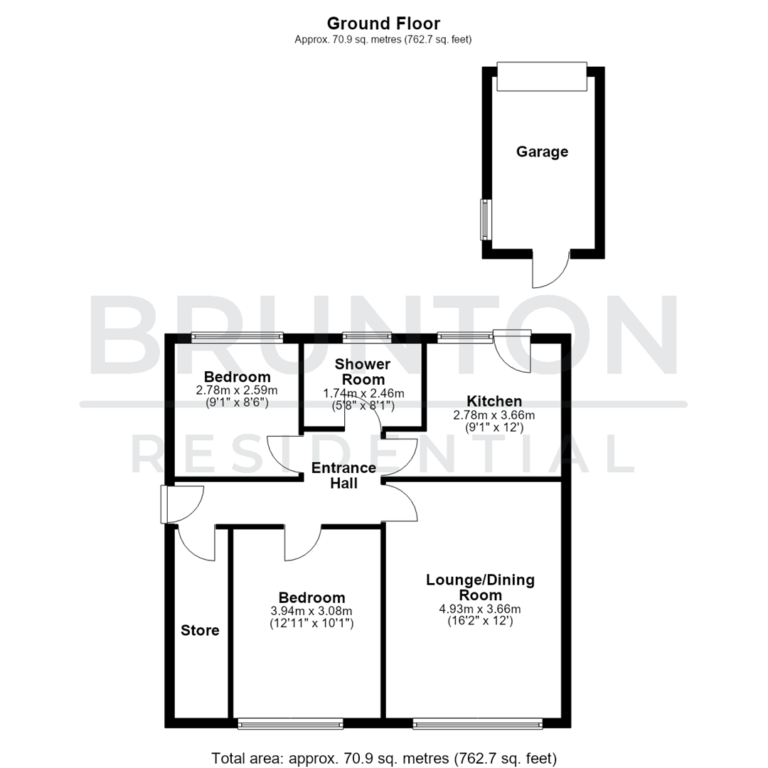 Beacon Court, Wideopen, NE13 floorplan