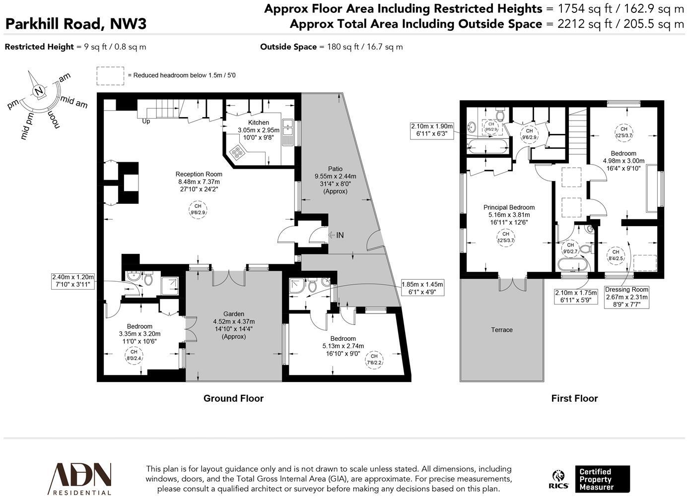 Parkhill Road, Belsize Park, London, NW3 floorplan