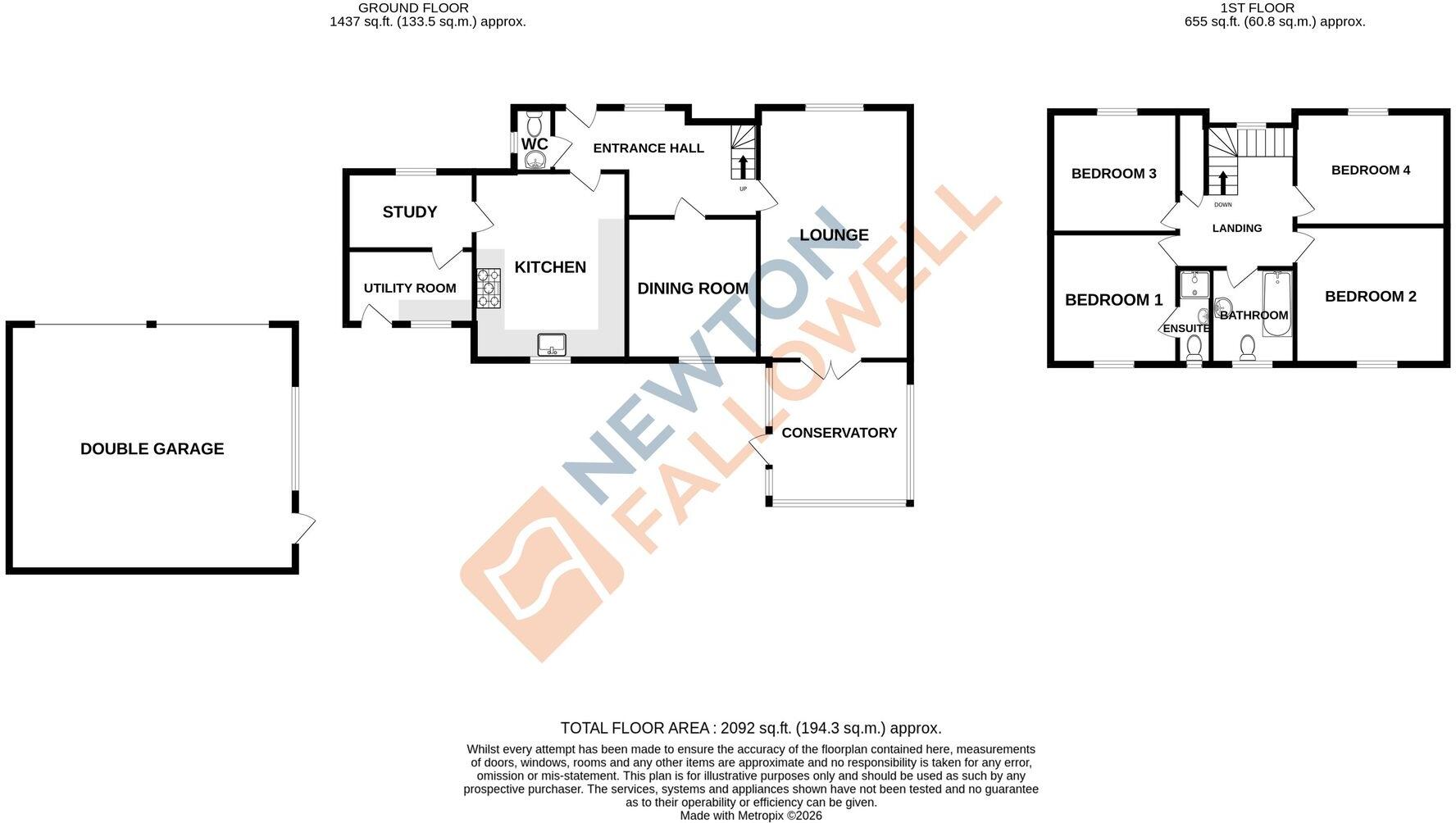 The Paddock, Morton, PE10 floorplan