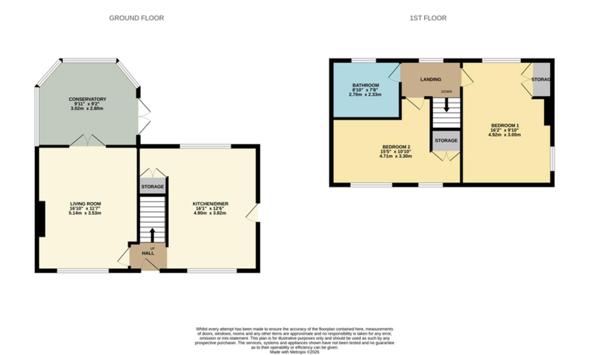 Hartington Street, Langwith, NG20 floorplan