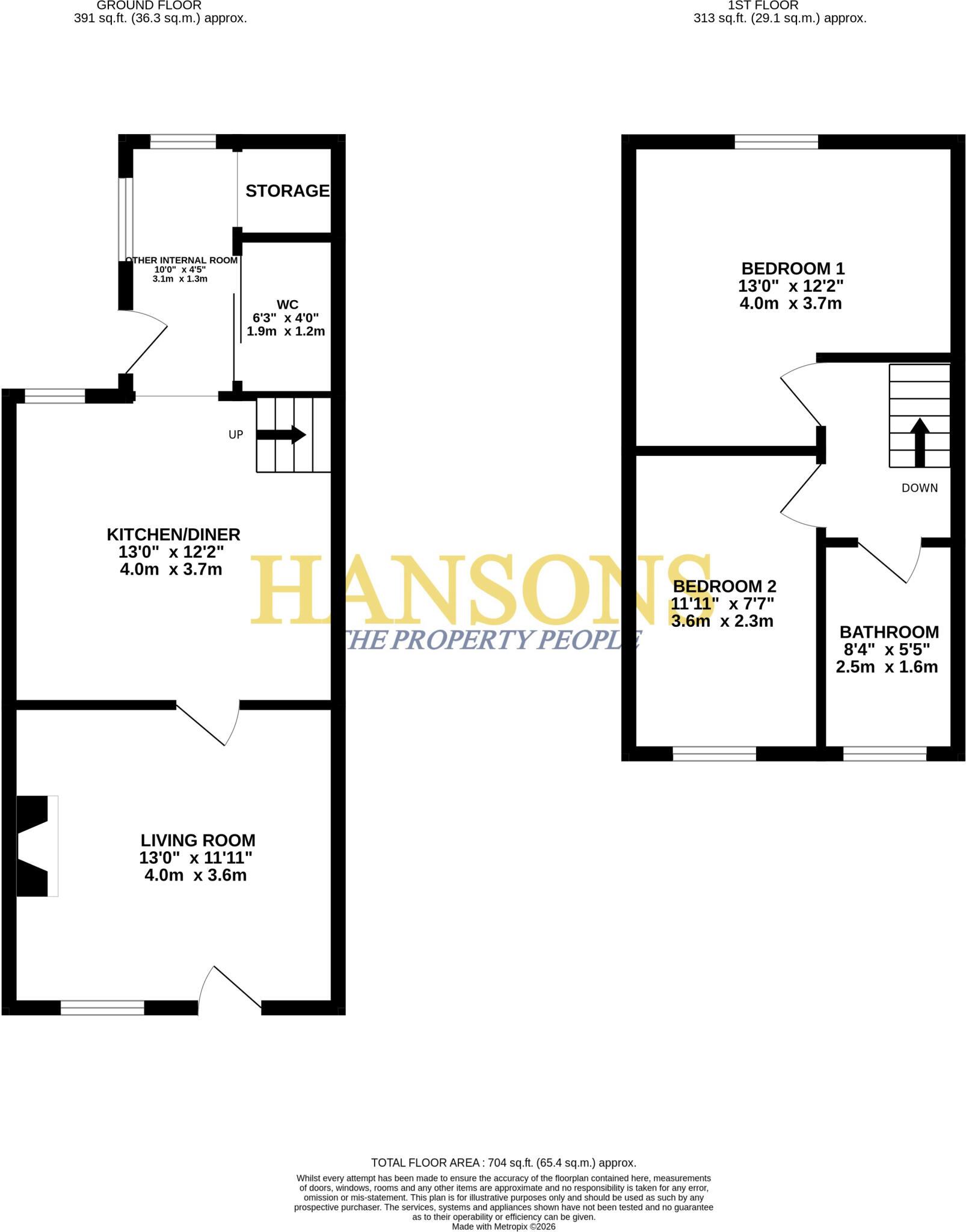 Pine Road, Todmorden floorplan