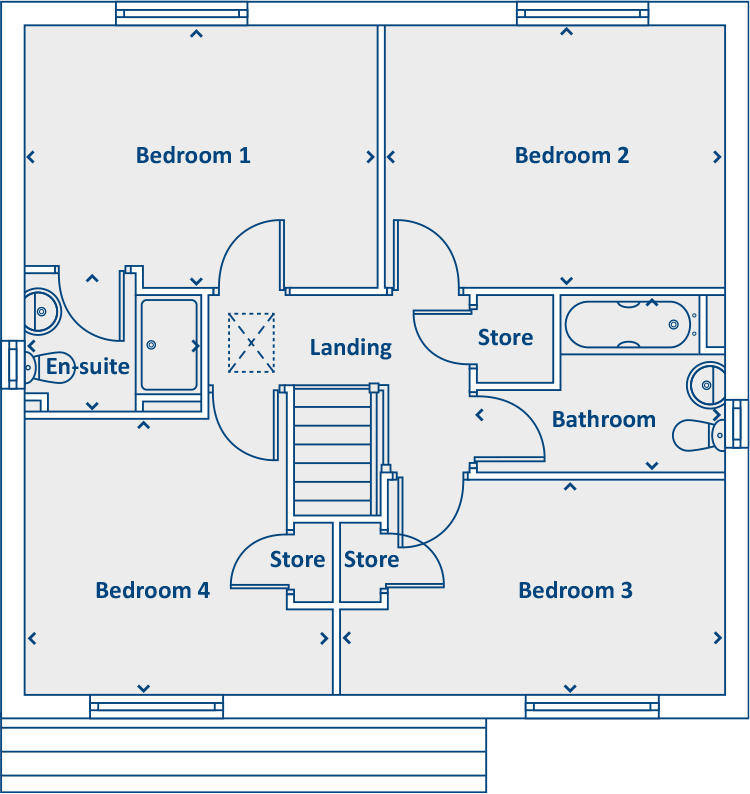 Off Beacon Lane,
Cramlington,
NE23 8AZ floorplan