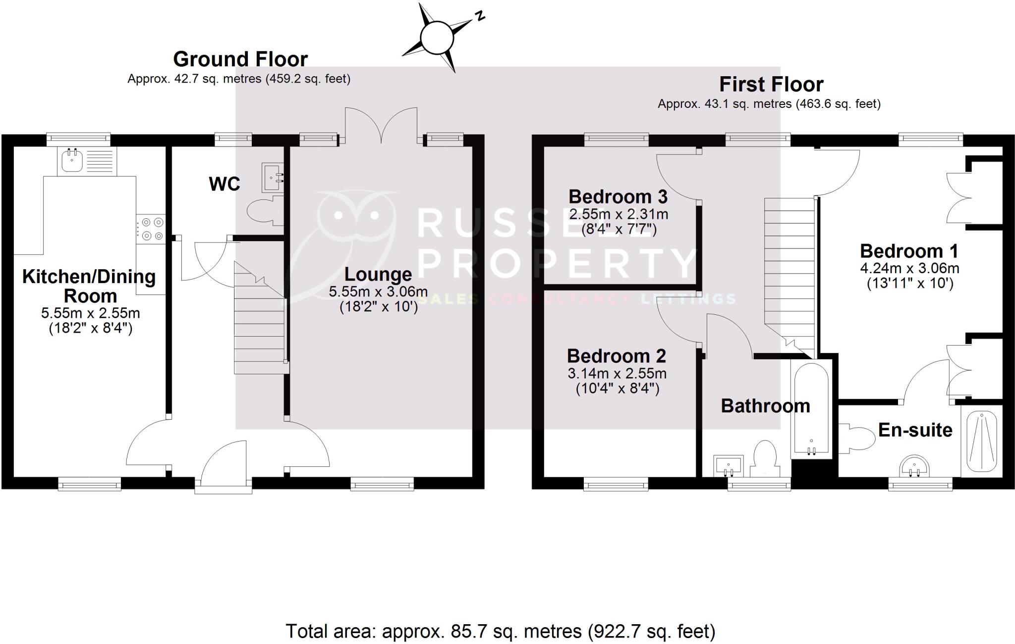 Kingswood Close, Stansted, Essex, CM24 floorplan