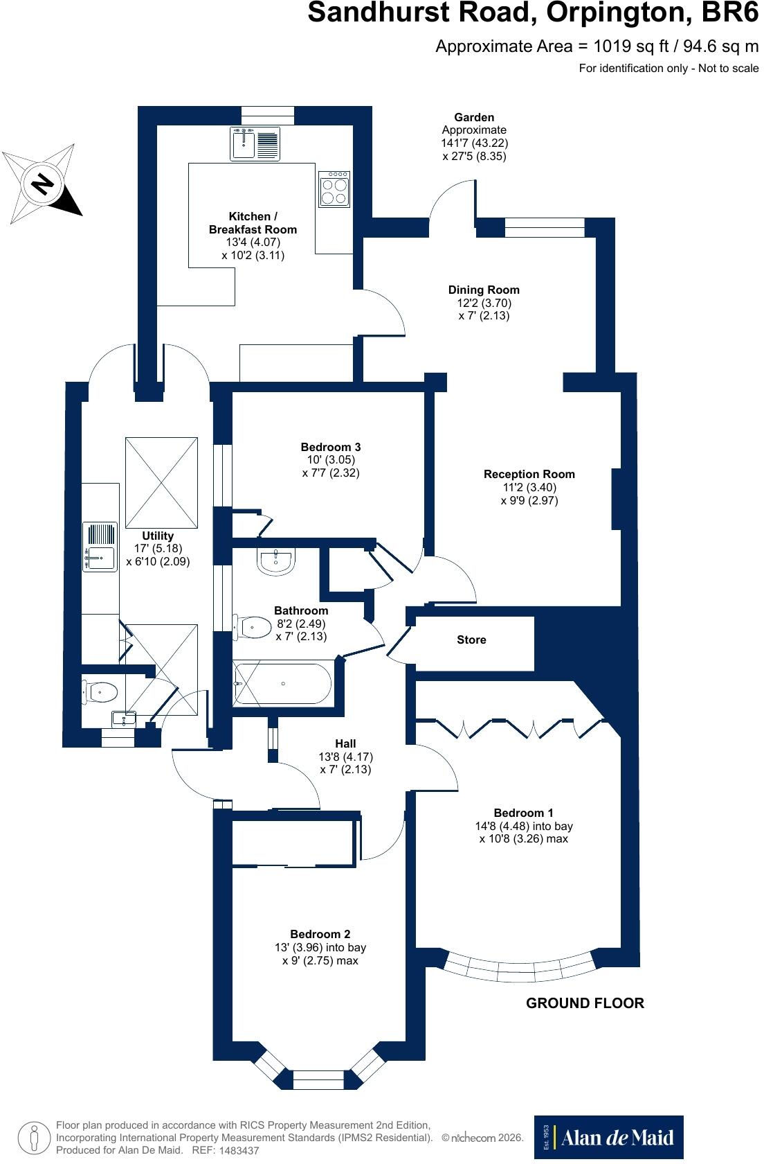 Sandhurst Road, Orpington floorplan