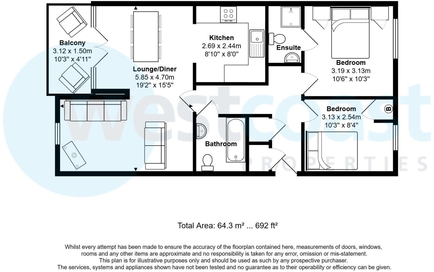 Kittiwake Drive, Portishead, Bristol, Somerset, BS20 floorplan