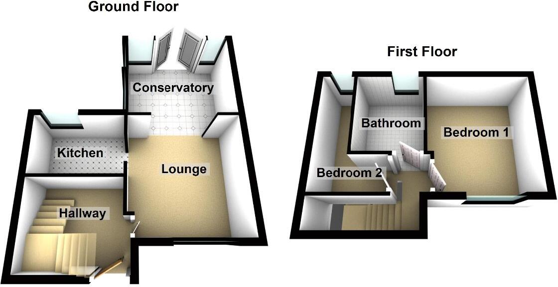 Whitehall Grove, Drighlington floorplan