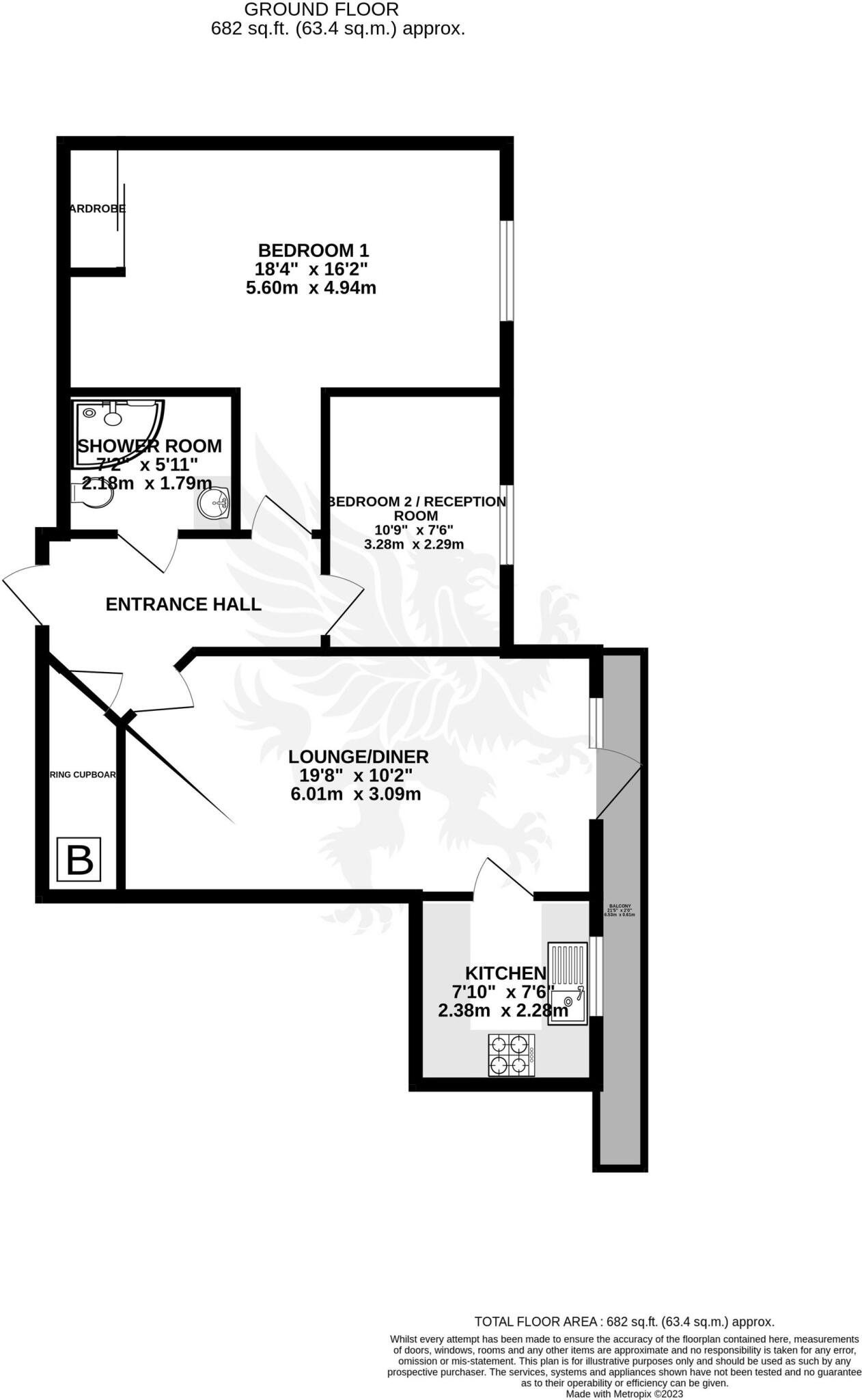 Gloucester Road, Malmesbury, SN16 floorplan