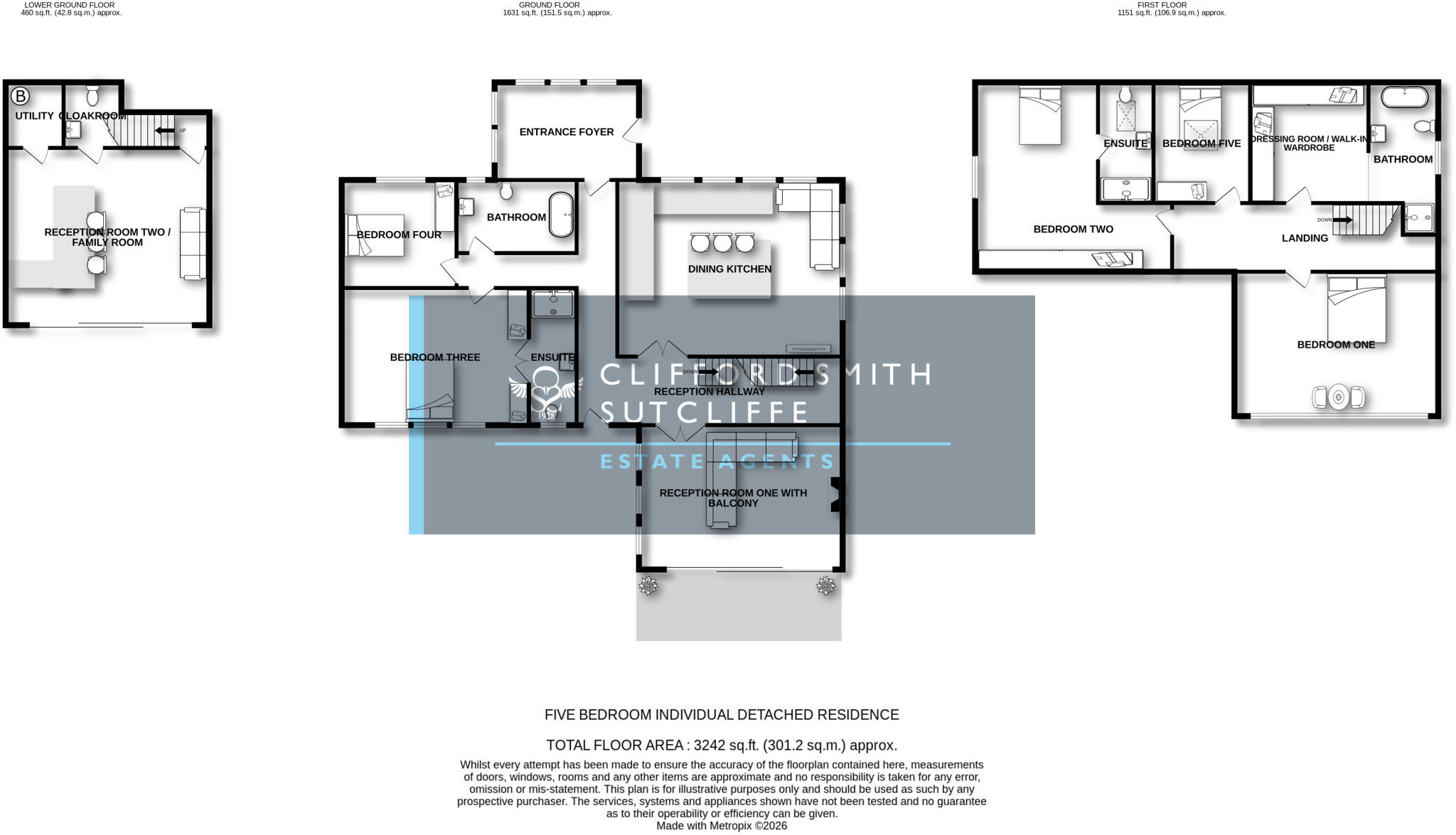 Foxstones Lane, Cliviger floorplan