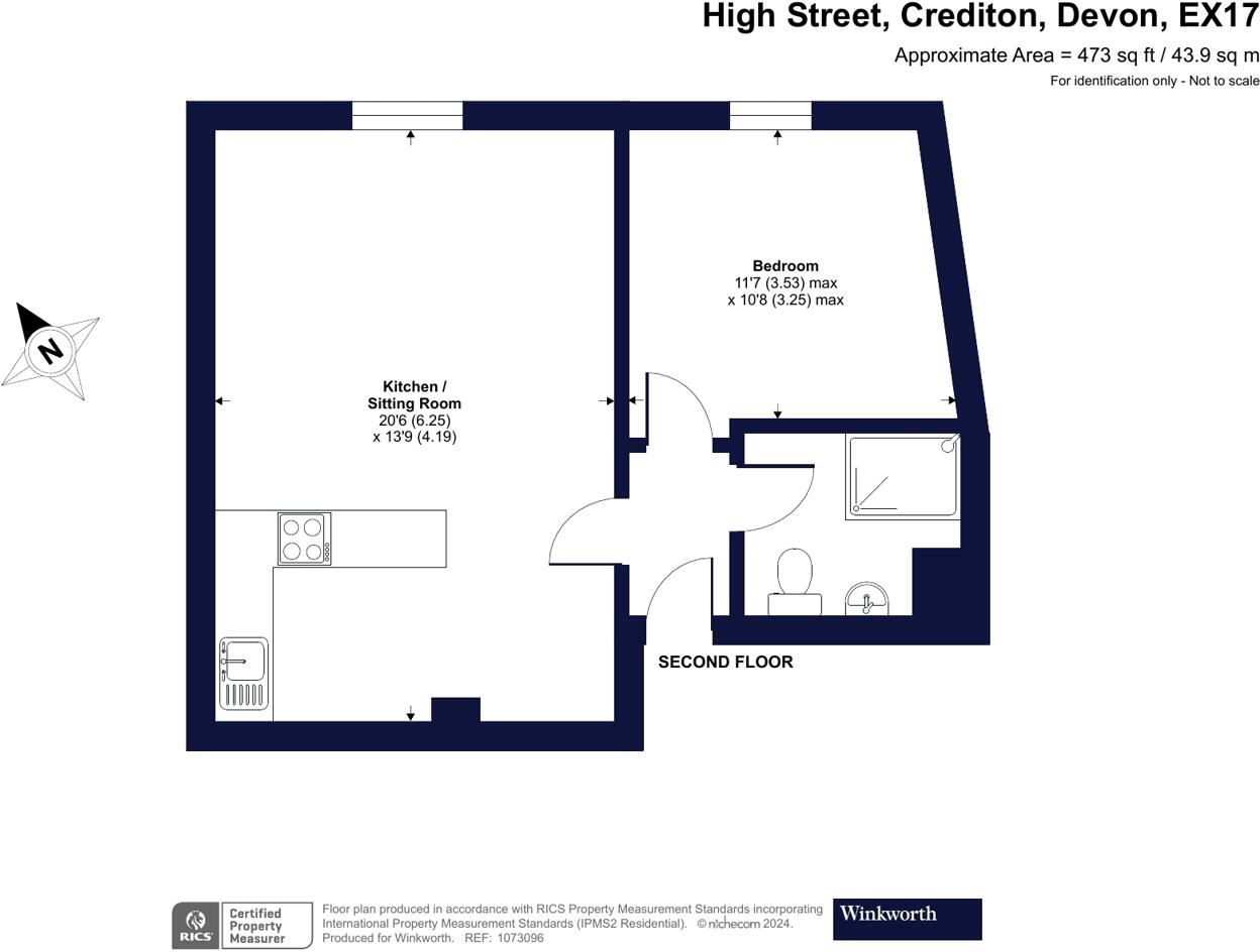 High Street, Crediton, Devon, EX17 floorplan