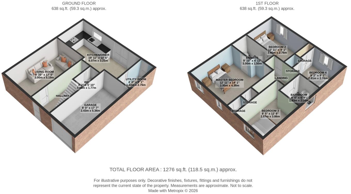 Oak Tree Crescent, Knottingley, Yorkshire, WF11 floorplan