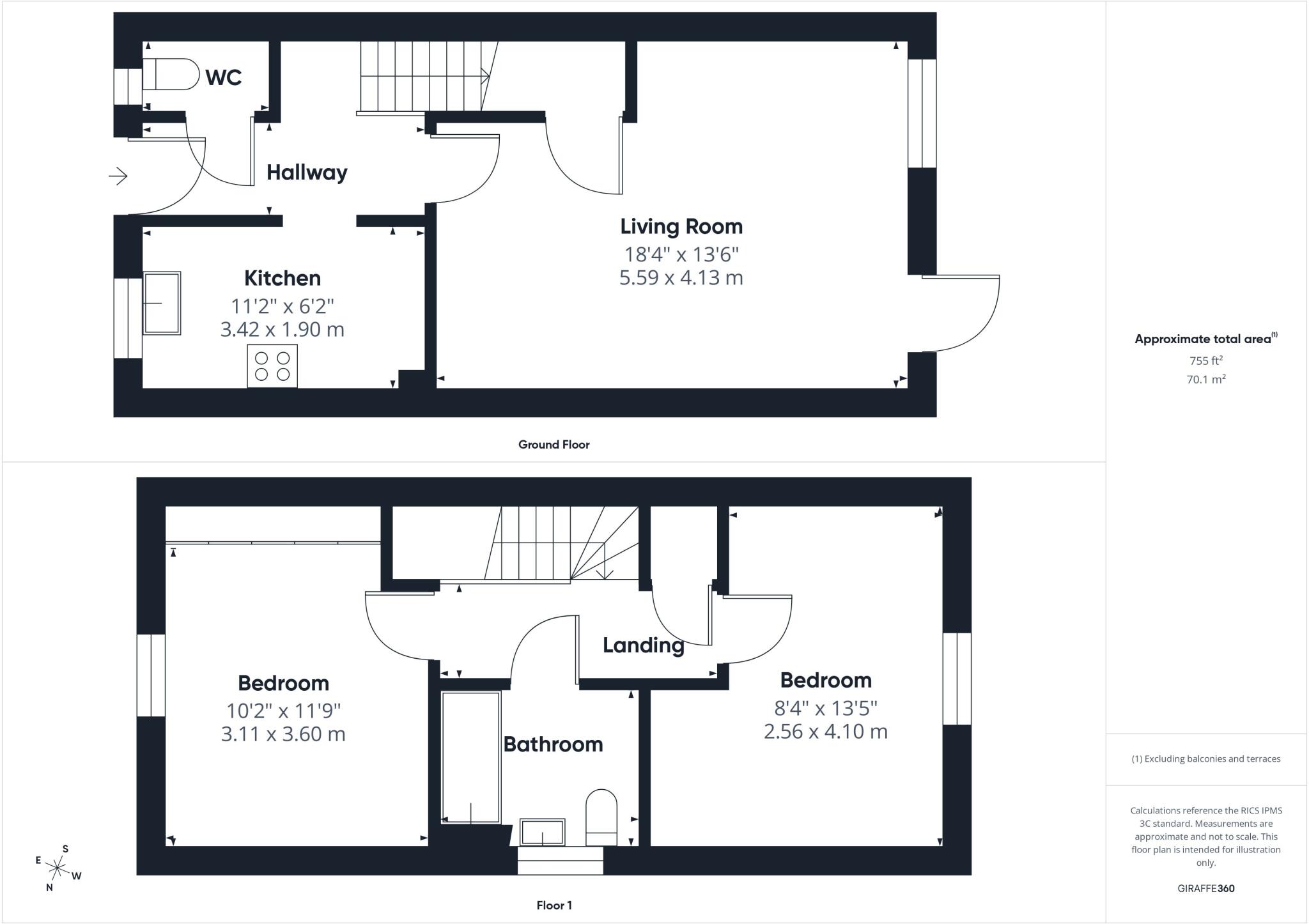 Marryat Way, Bransgore, Christchurch, Dorset, BH23 floorplan