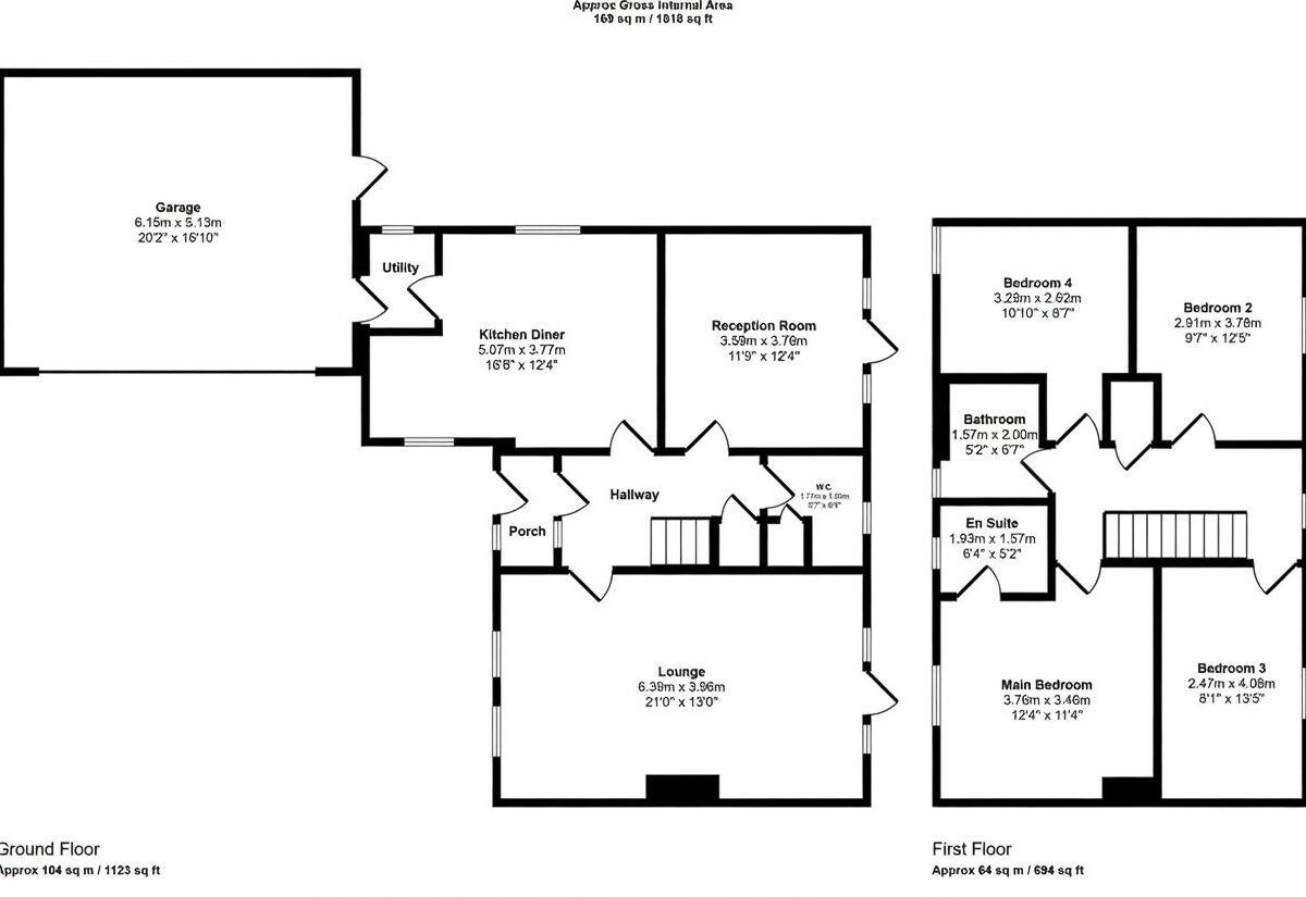 Hunters Close, Medomsley, Consett floorplan