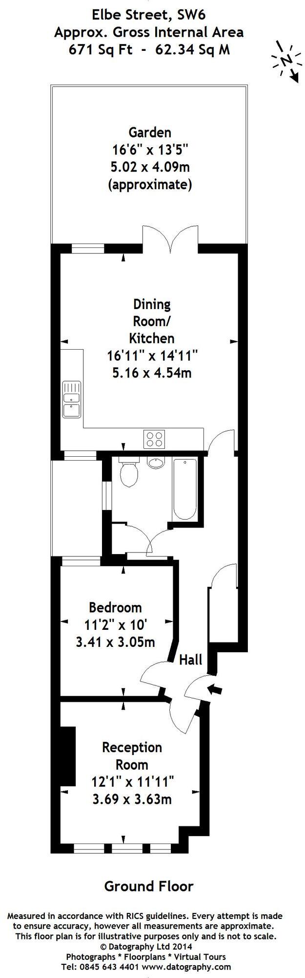Elbe Street, London, SW6 floorplan