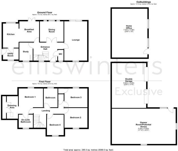 Laxton Grange, Bluntisham floorplan