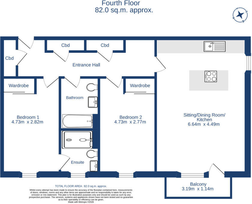 19/17 Salamander Place, Edinburgh, EH6 7JJ floorplan