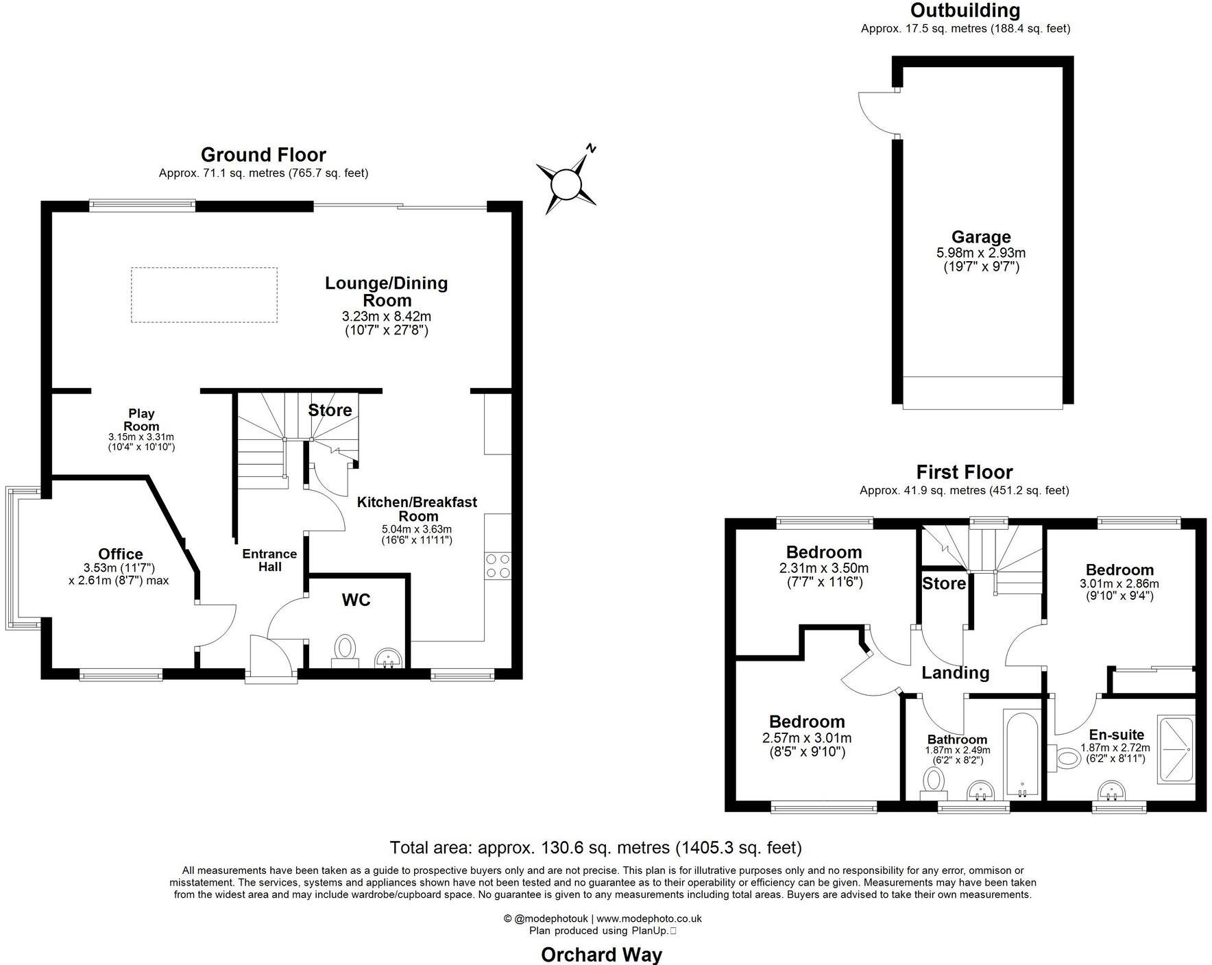 Orchard Way, Boreham, CM3 floorplan