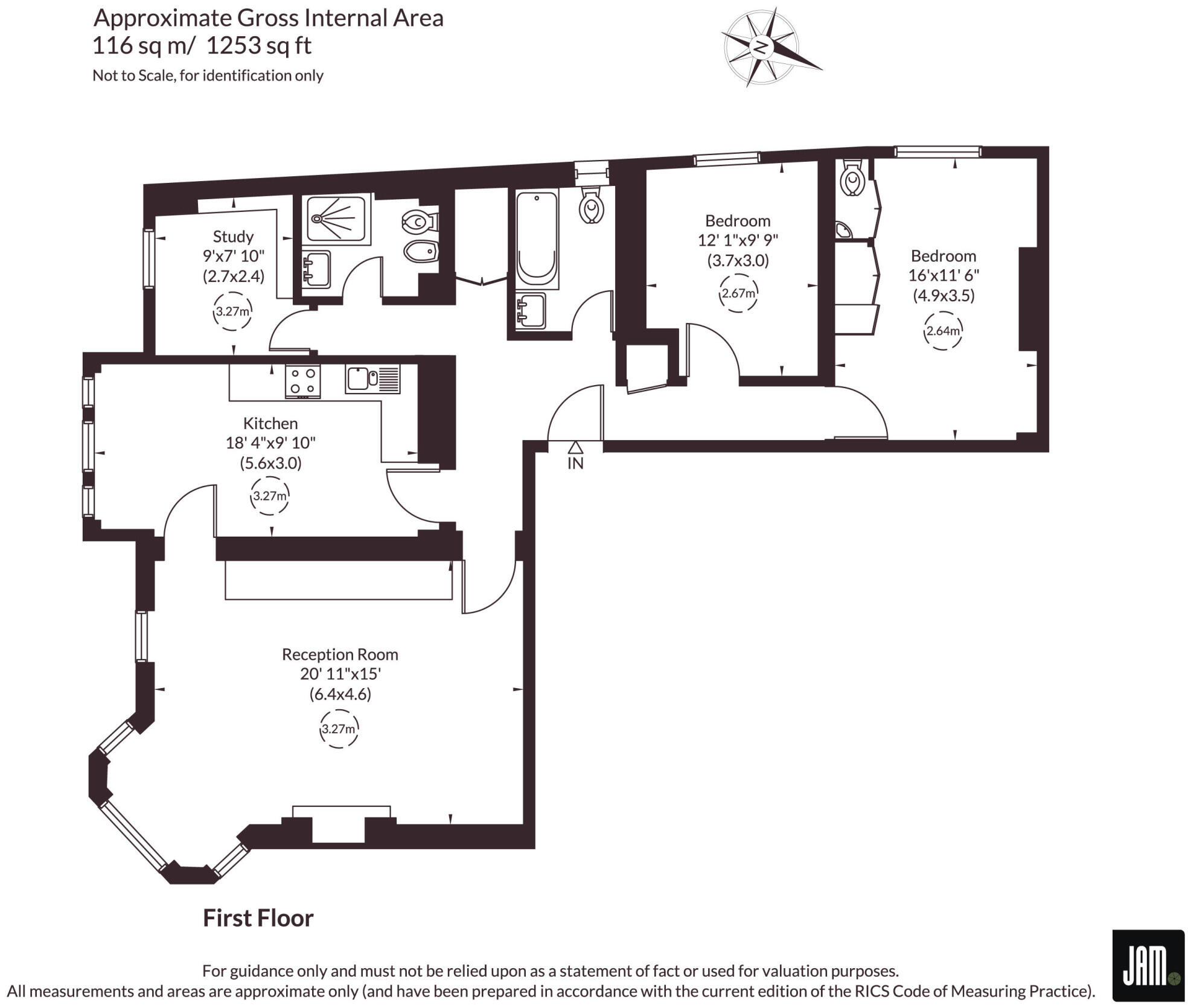 Prince Edward Mansions, Moscow Road, London floorplan