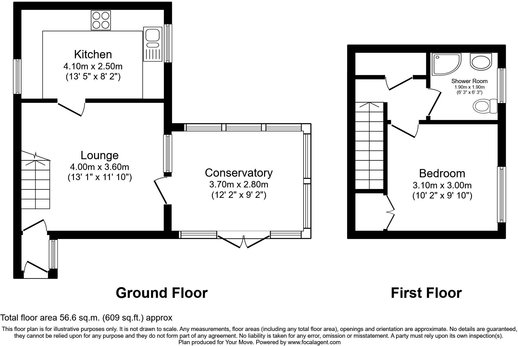 Tay Close, Lordswood, Chatham, Kent, ME5 floorplan