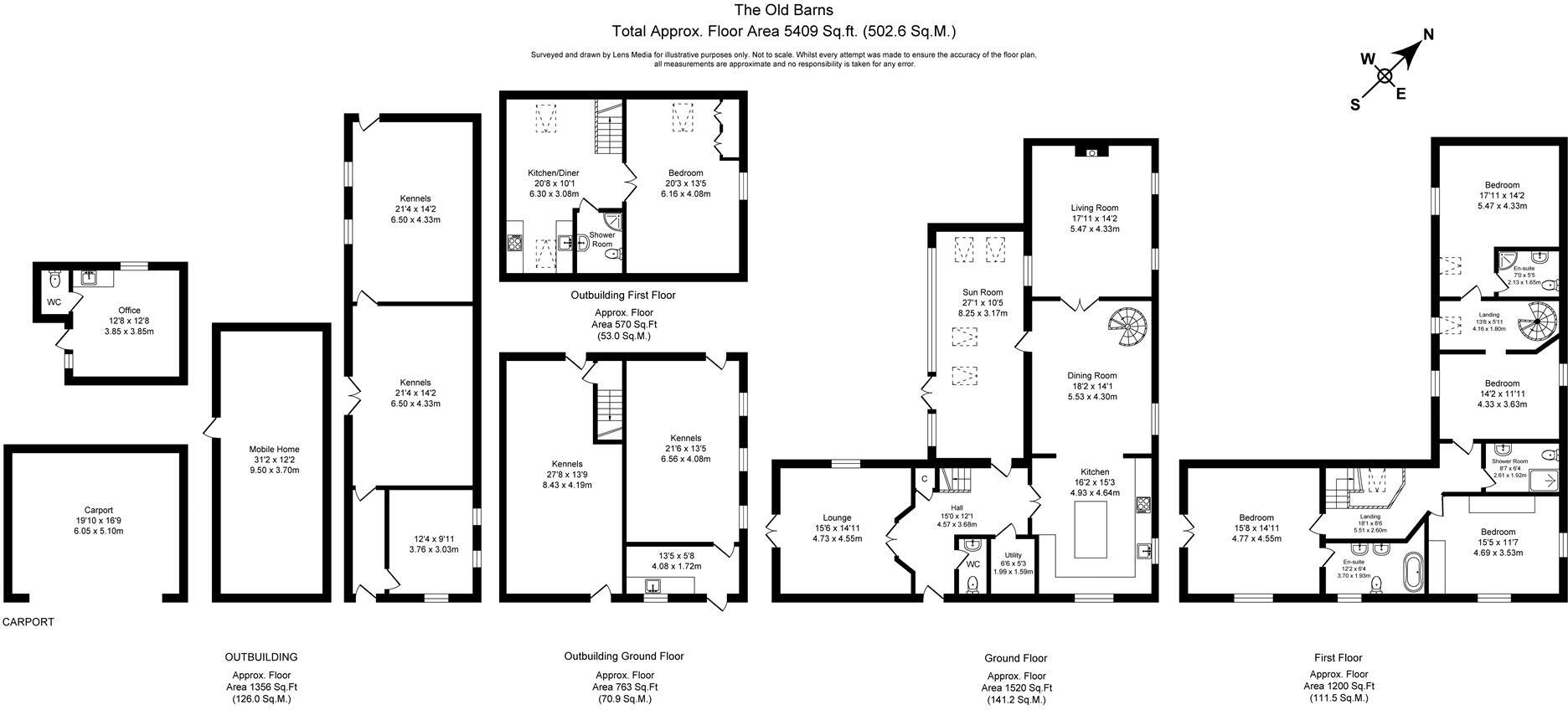 Myddle, Shrewsbury floorplan