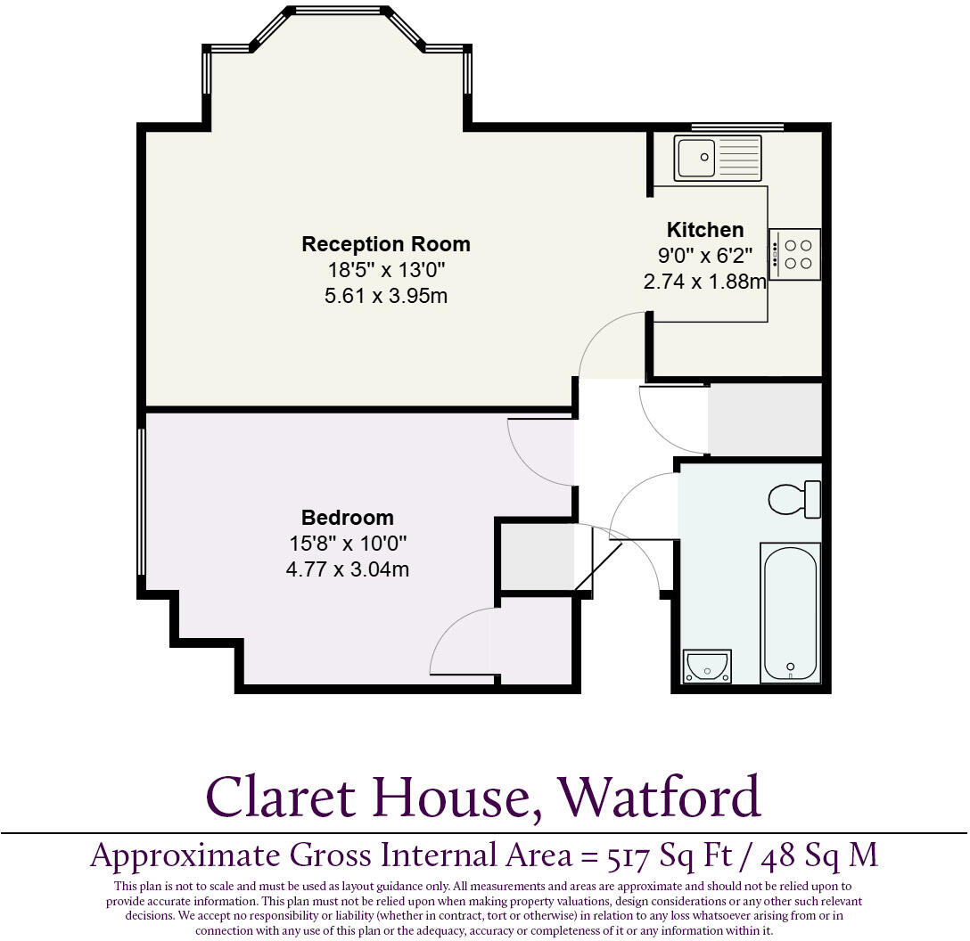 Claret House, The Avenue floorplan
