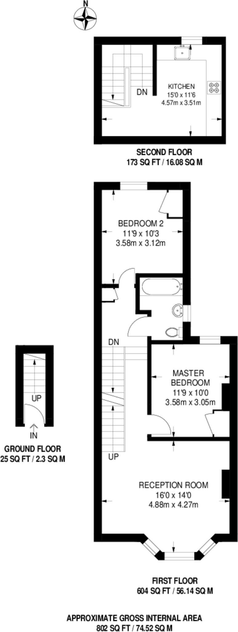 Elthorne Avenue, Ealing, London, W7 floorplan