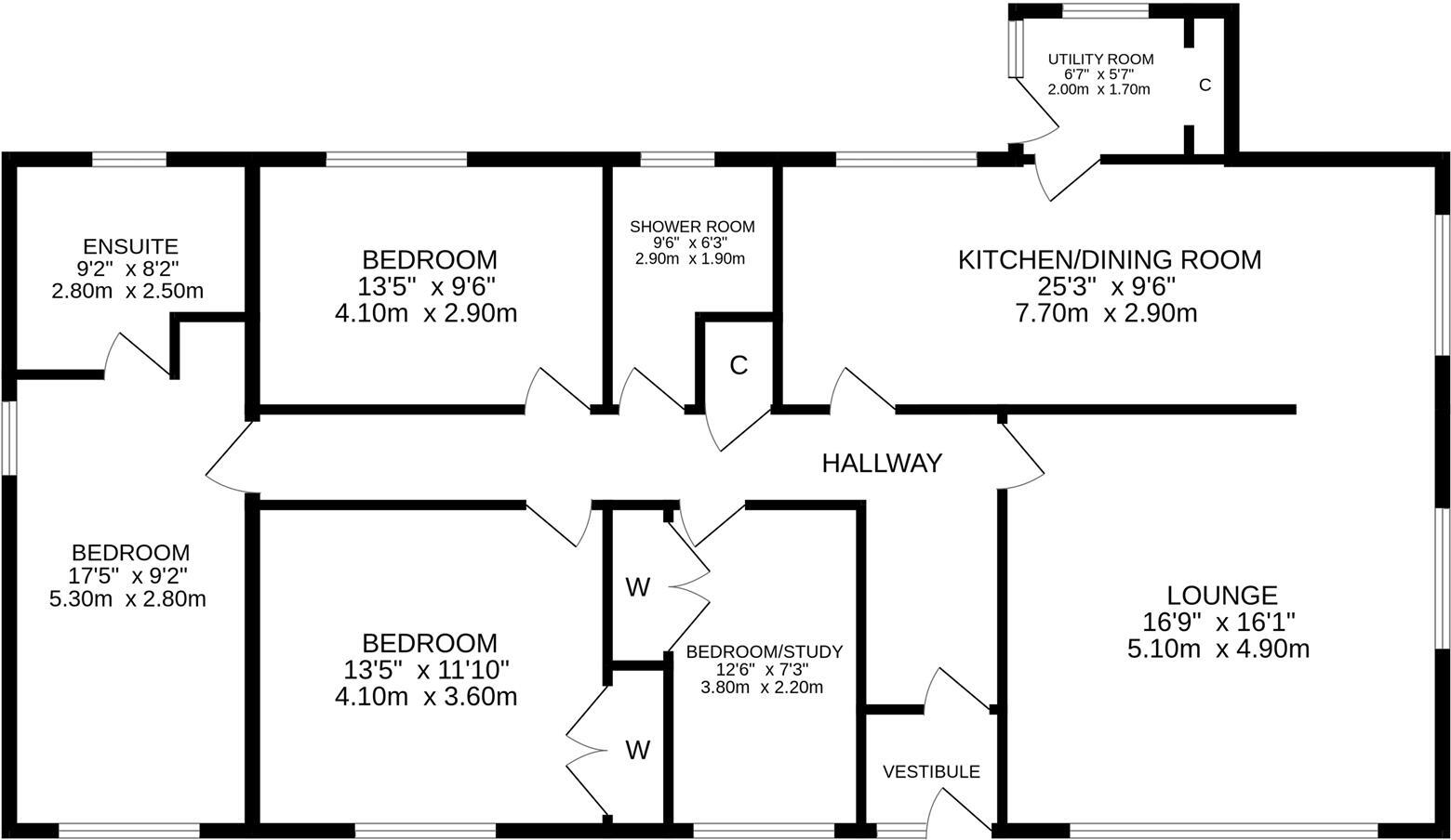 2 Dean Place, Dollar FK14 7HJ floorplan