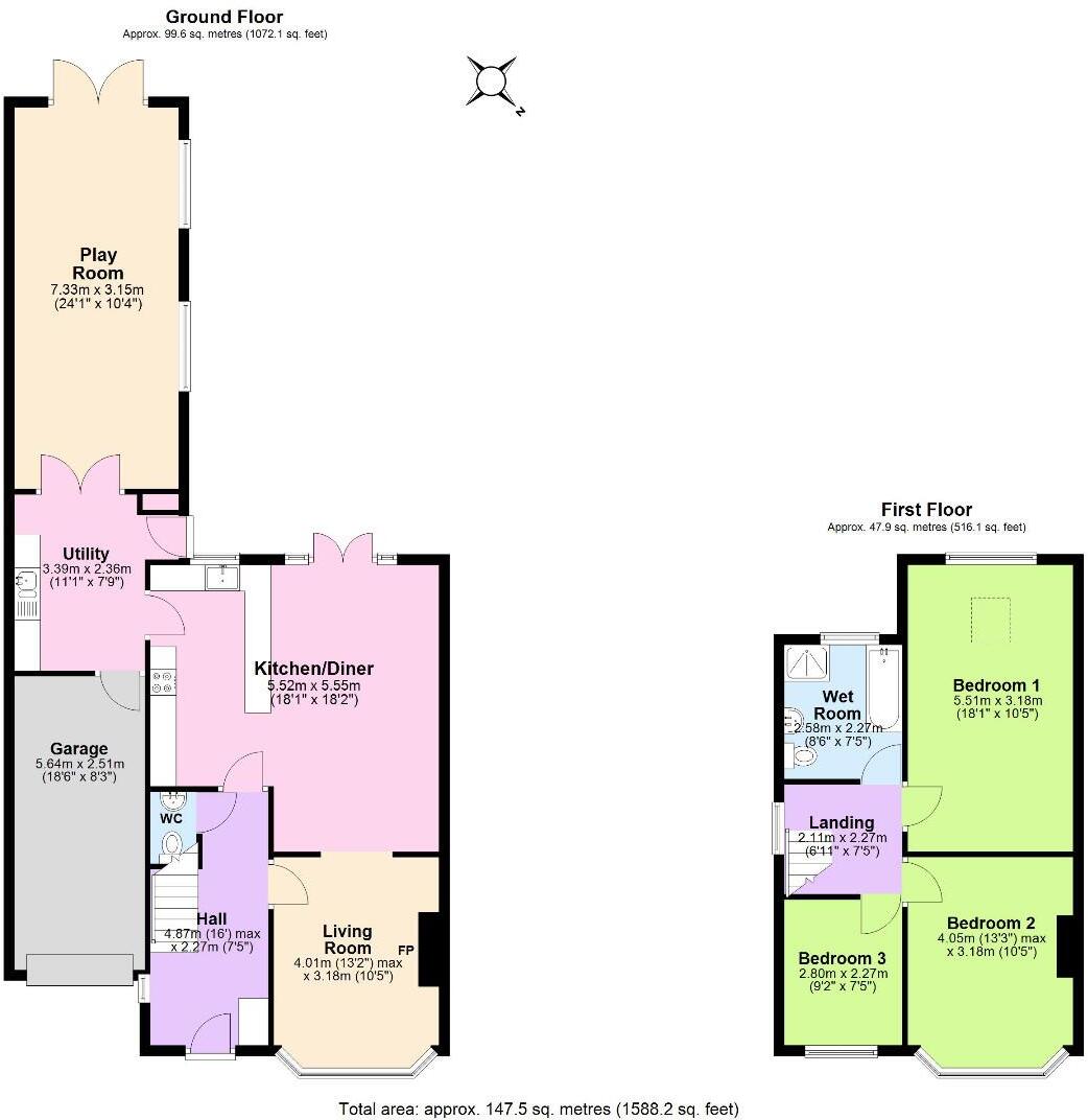Medina Drive, Tollerton, Nottingham floorplan