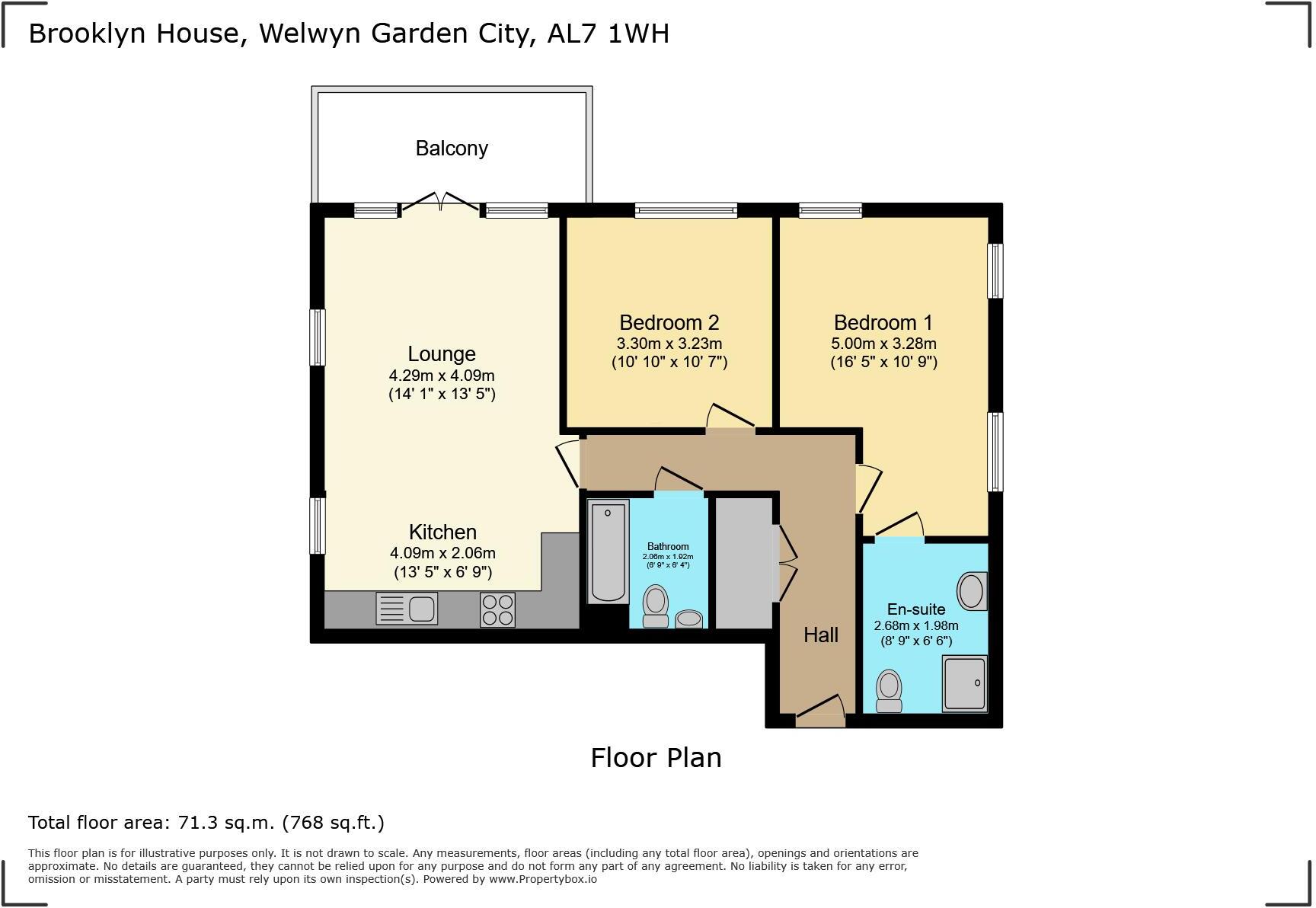 Brooklyn House, Bessemer Road, Welwyn Garden City floorplan