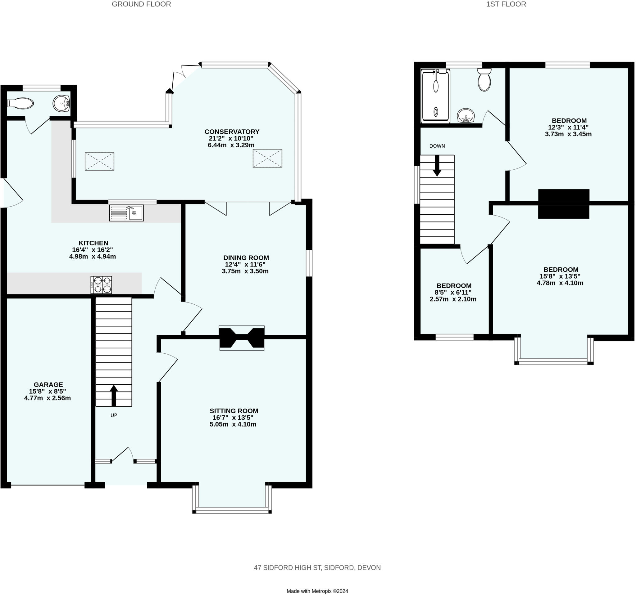 Sidford High Street, Sidford, Sidmouth, Devon floorplan