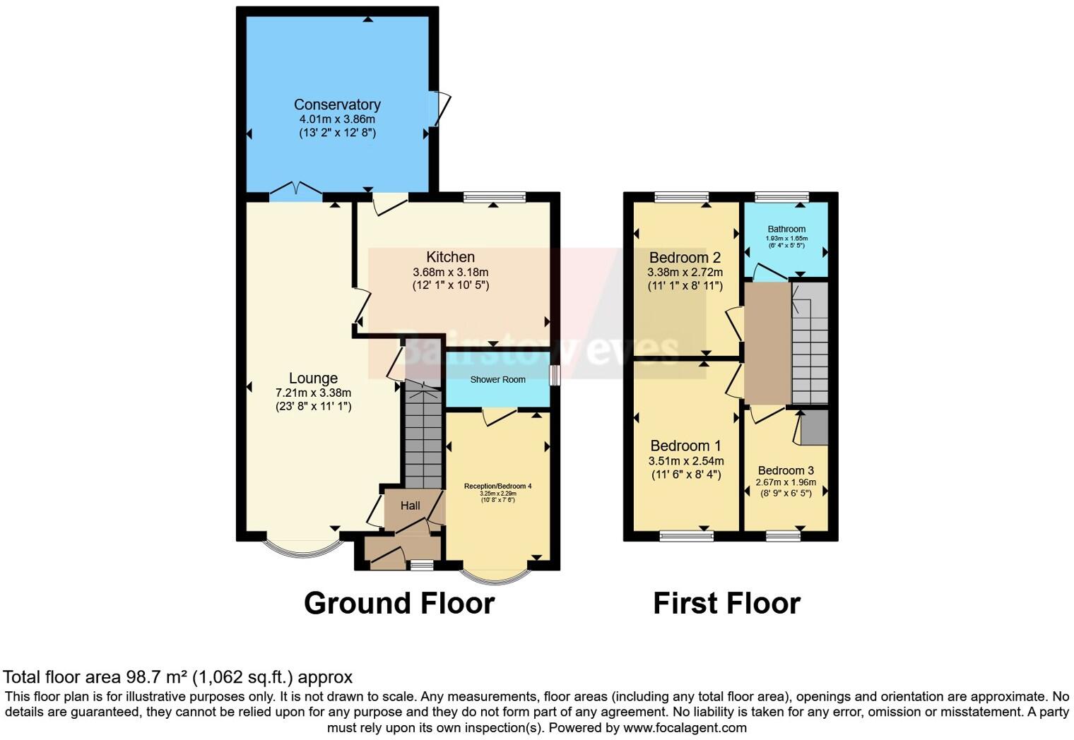 Middle Leaford, Birmingham, West Midlands, B34 floorplan