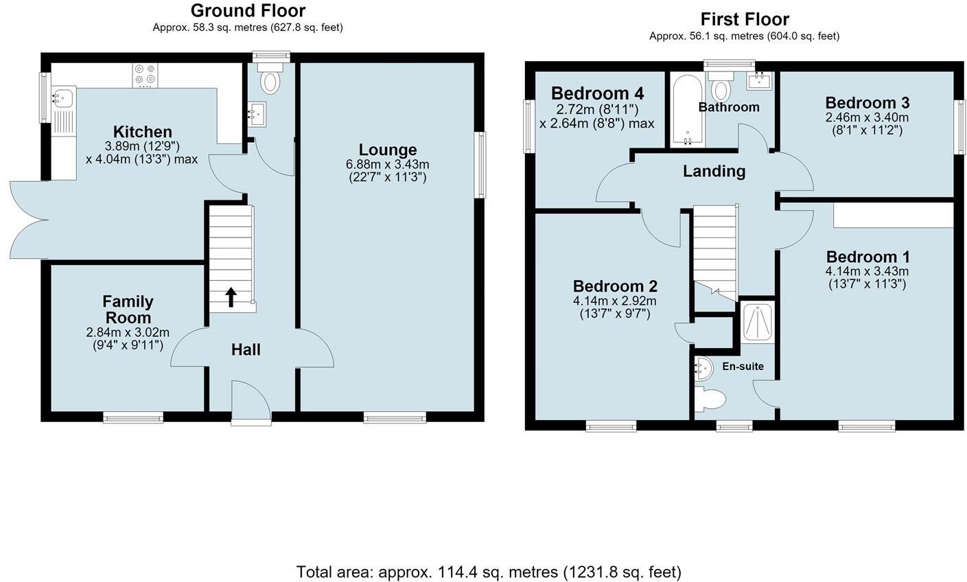 Jennings Close, Northampton, NN5 floorplan