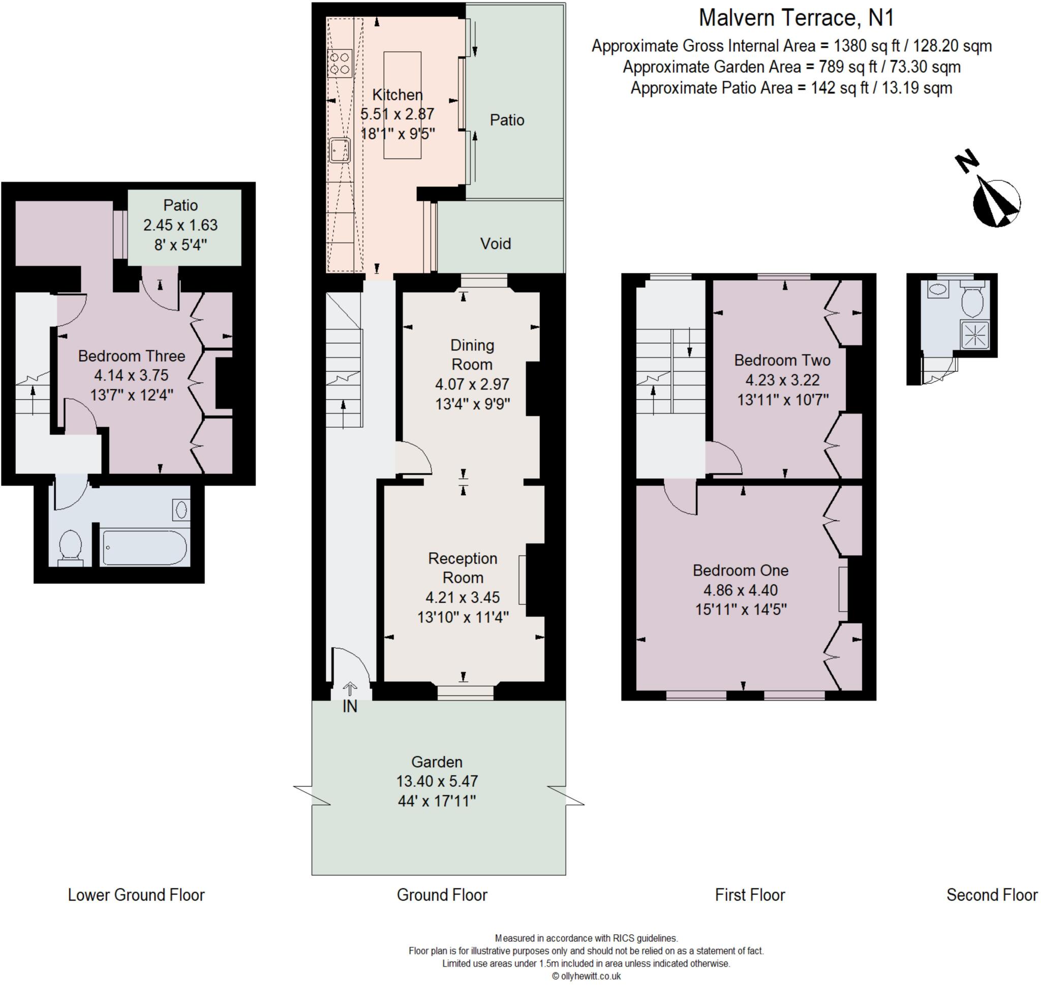 Malvern Terrace, Islington, London, N1 floorplan