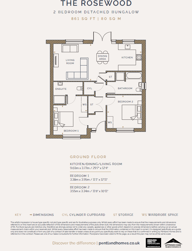 Hawkinge
Kent
CT18 7UG floorplan