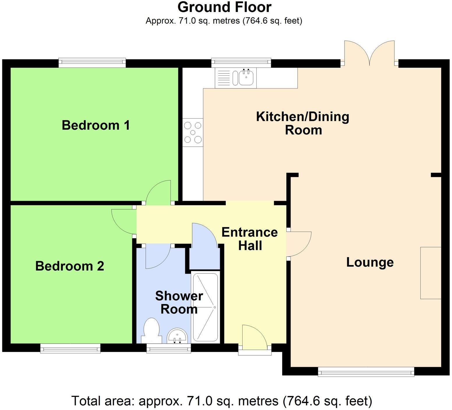 The Sidings, Sutton-On-Sea, LN12 floorplan