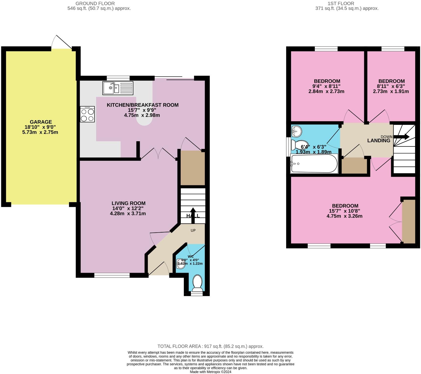 Hop Garden Road, Hook, Hampshire, RG27 floorplan