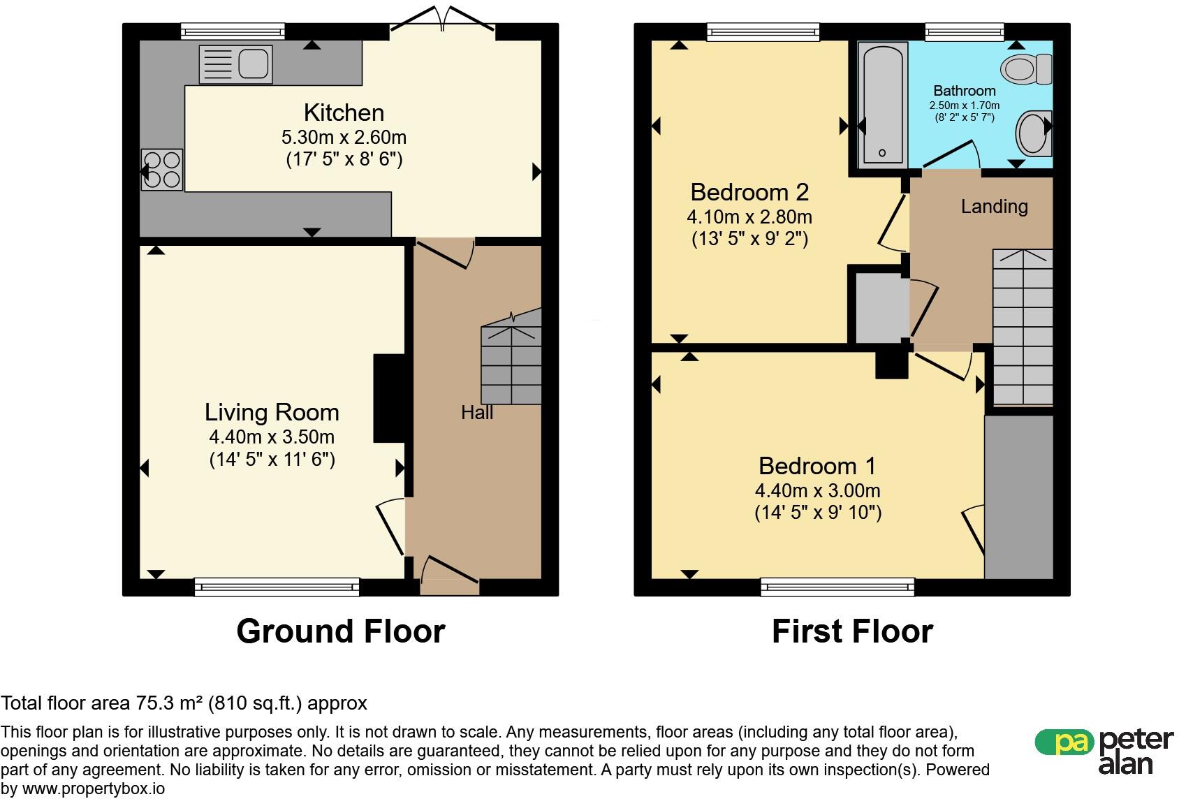Clos Guto, Caerphilly floorplan