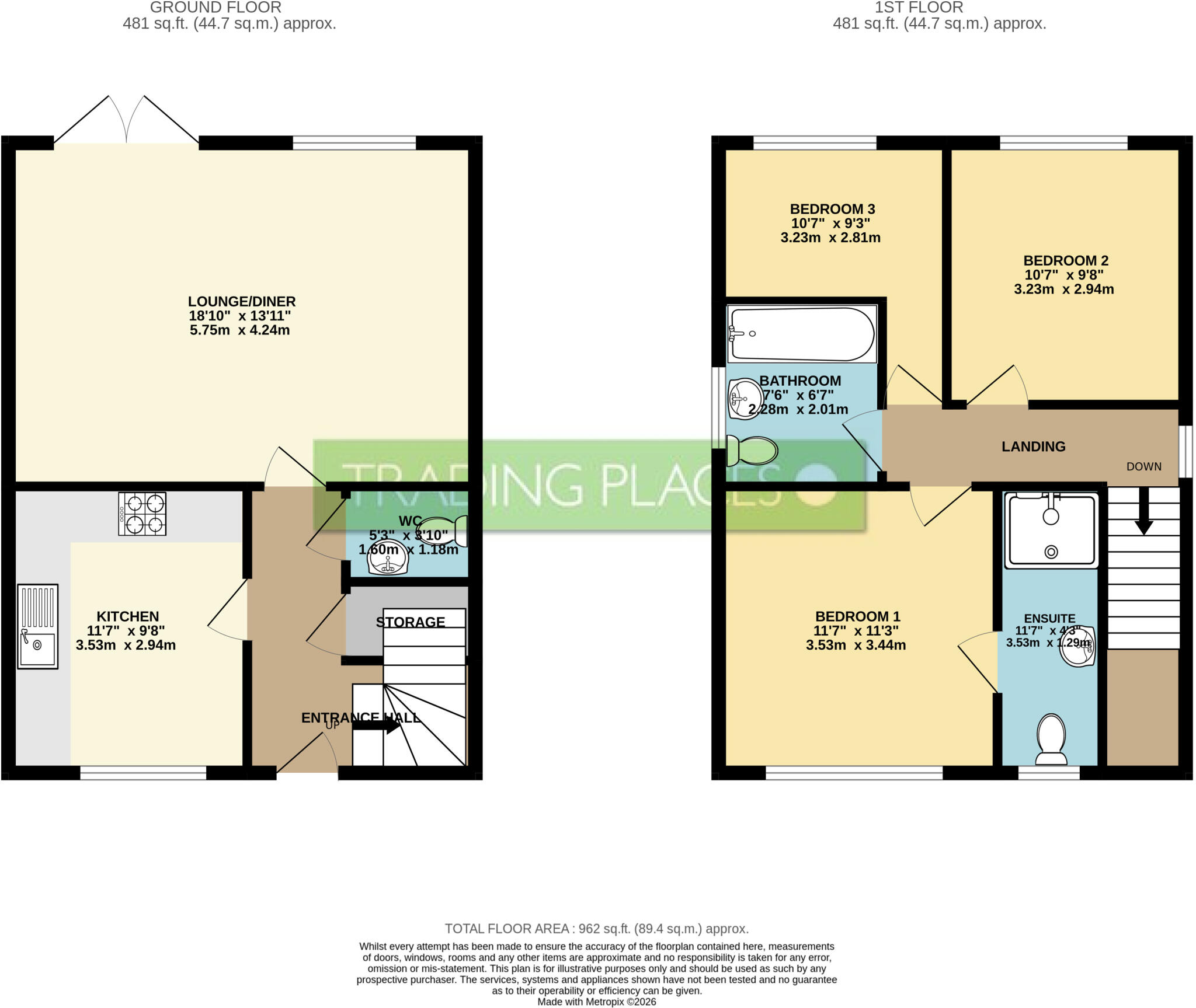 Peregrine Close, Partington, M31 floorplan