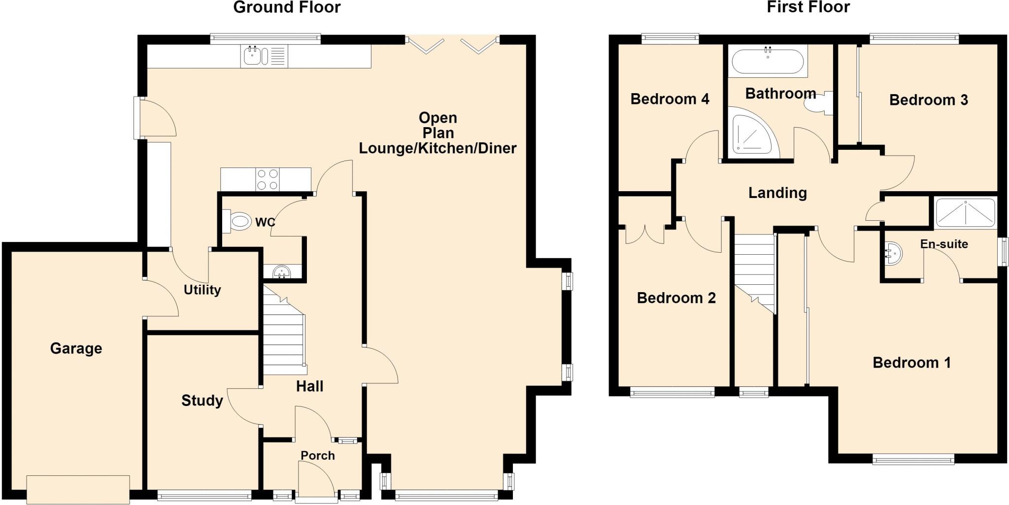 Excelsior Grove, Pelsall  floorplan