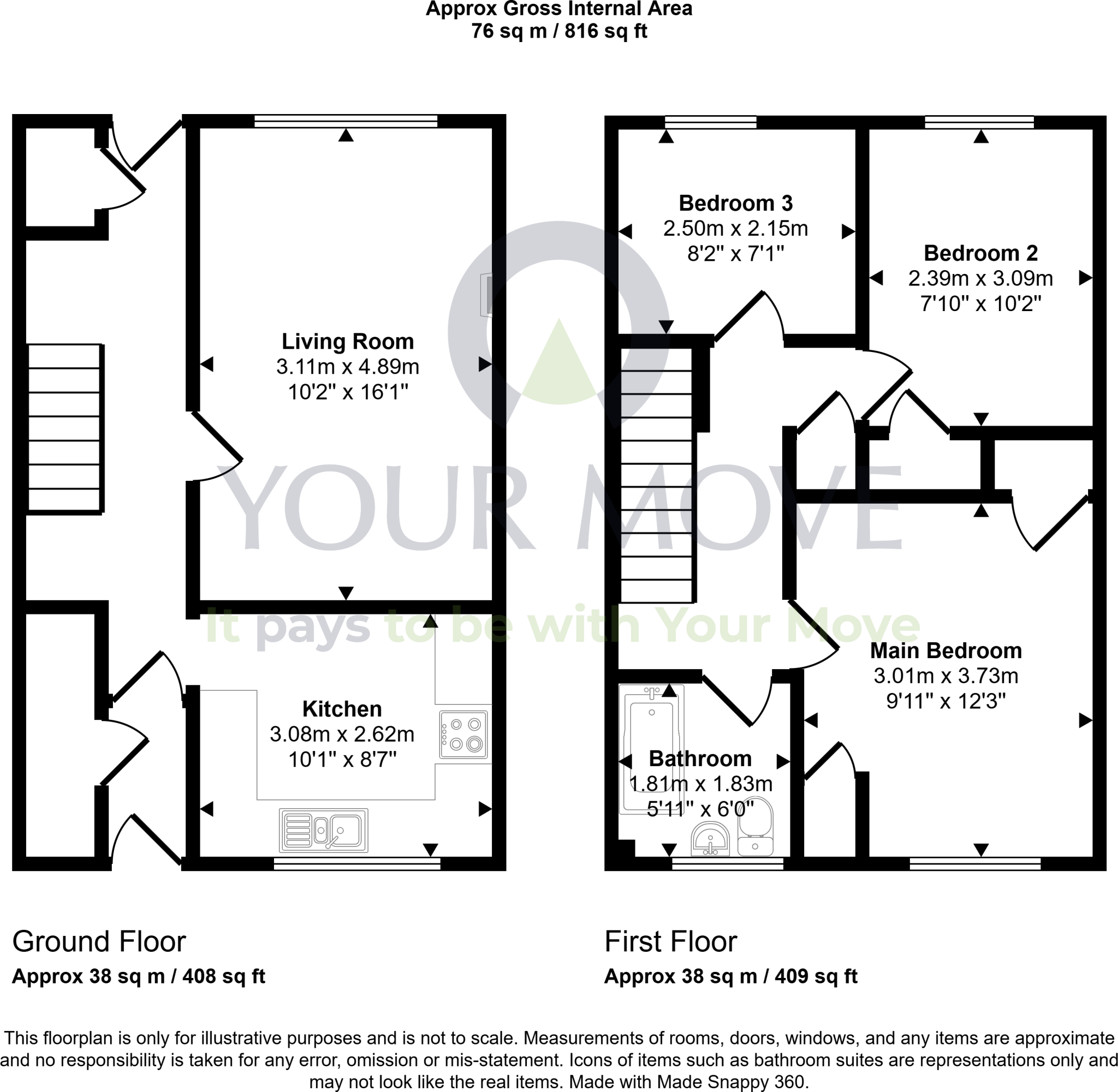 Coronation Way, Montrose, Angus, DD10 floorplan