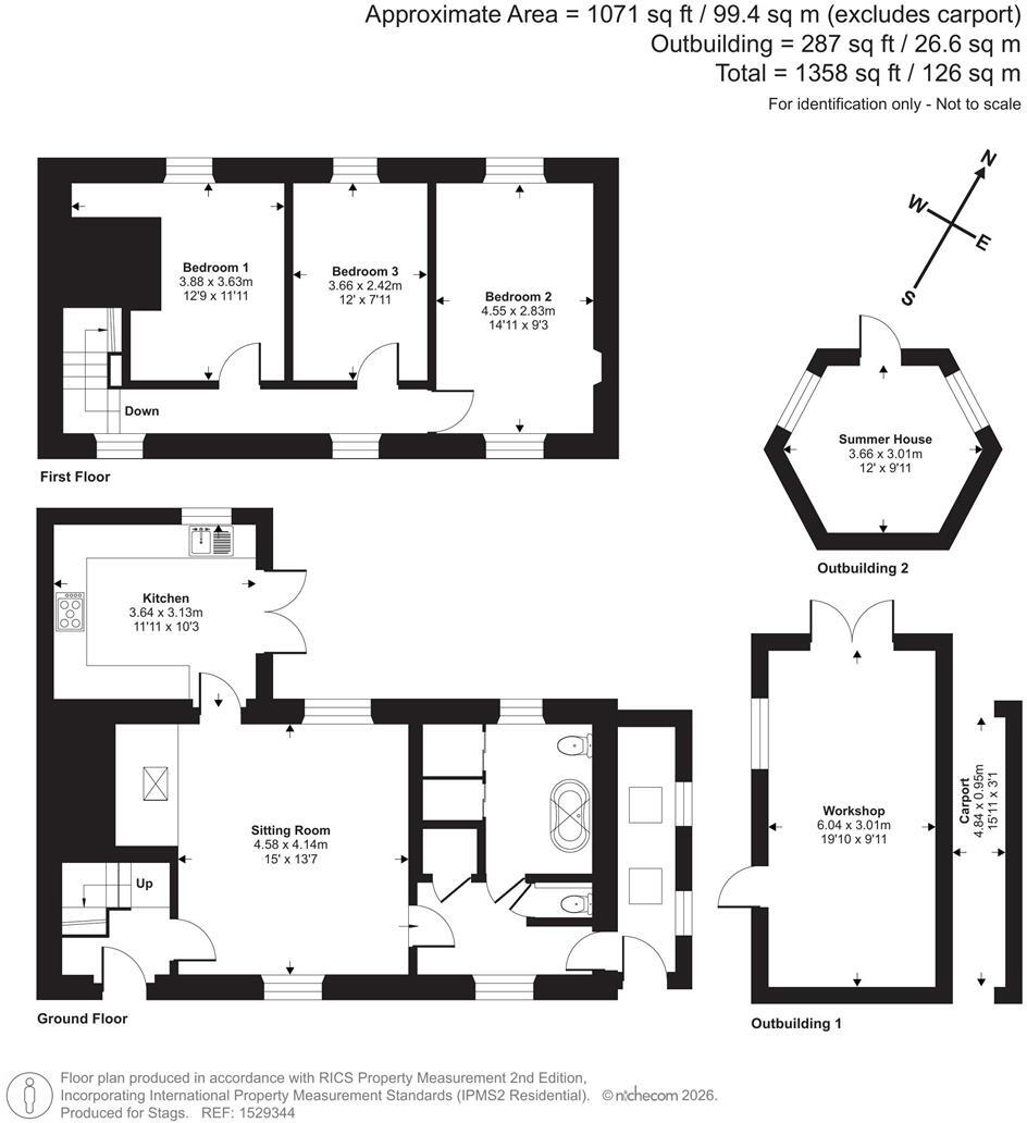 Shute, Axminster floorplan
