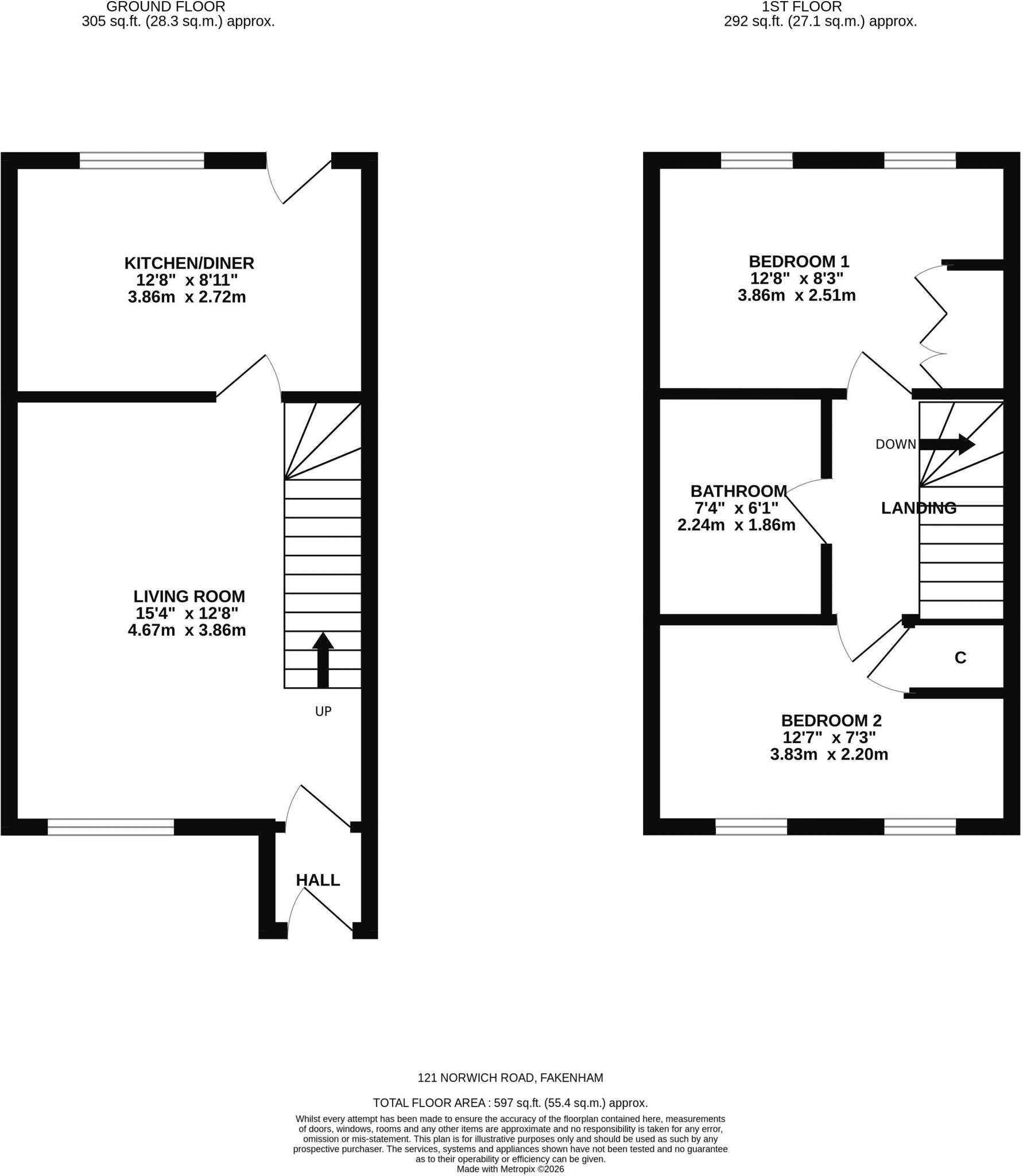 Norwich Road, Fakenham floorplan