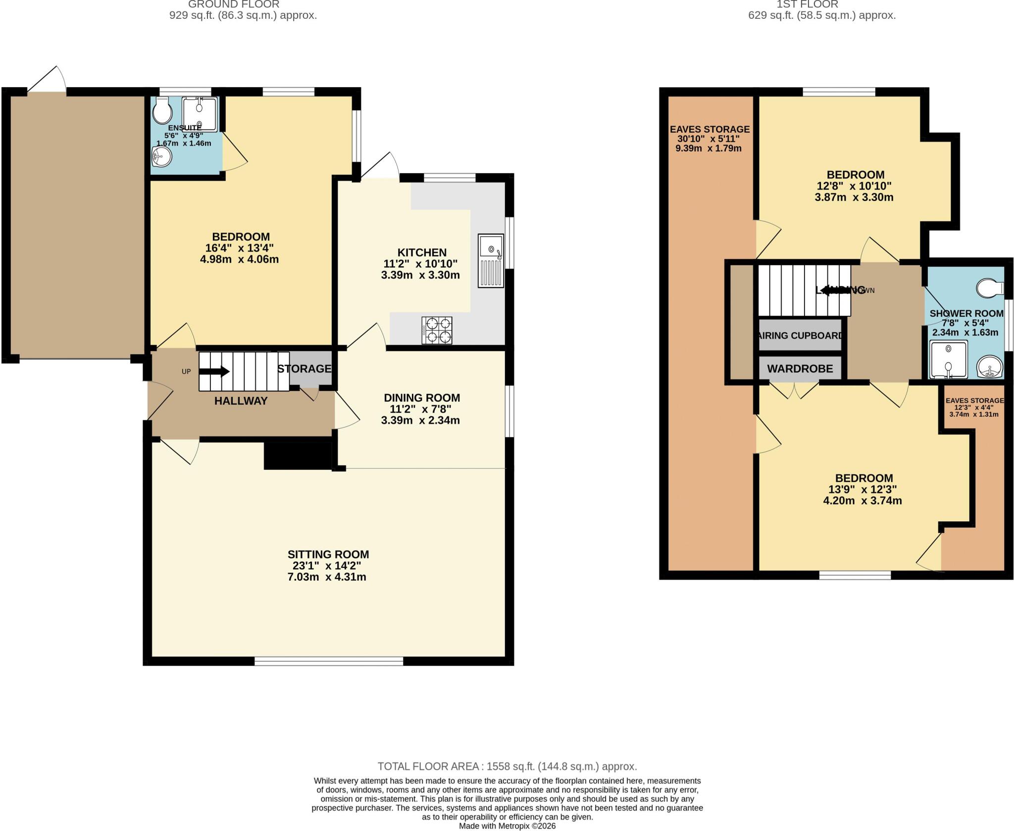 Bridgford Close, Kings Acre floorplan