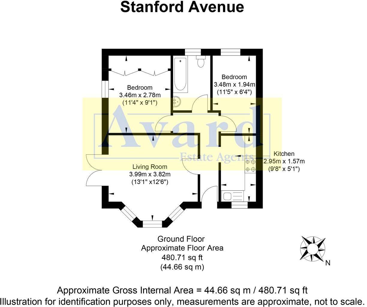 Stanford Avenue, Brighton floorplan