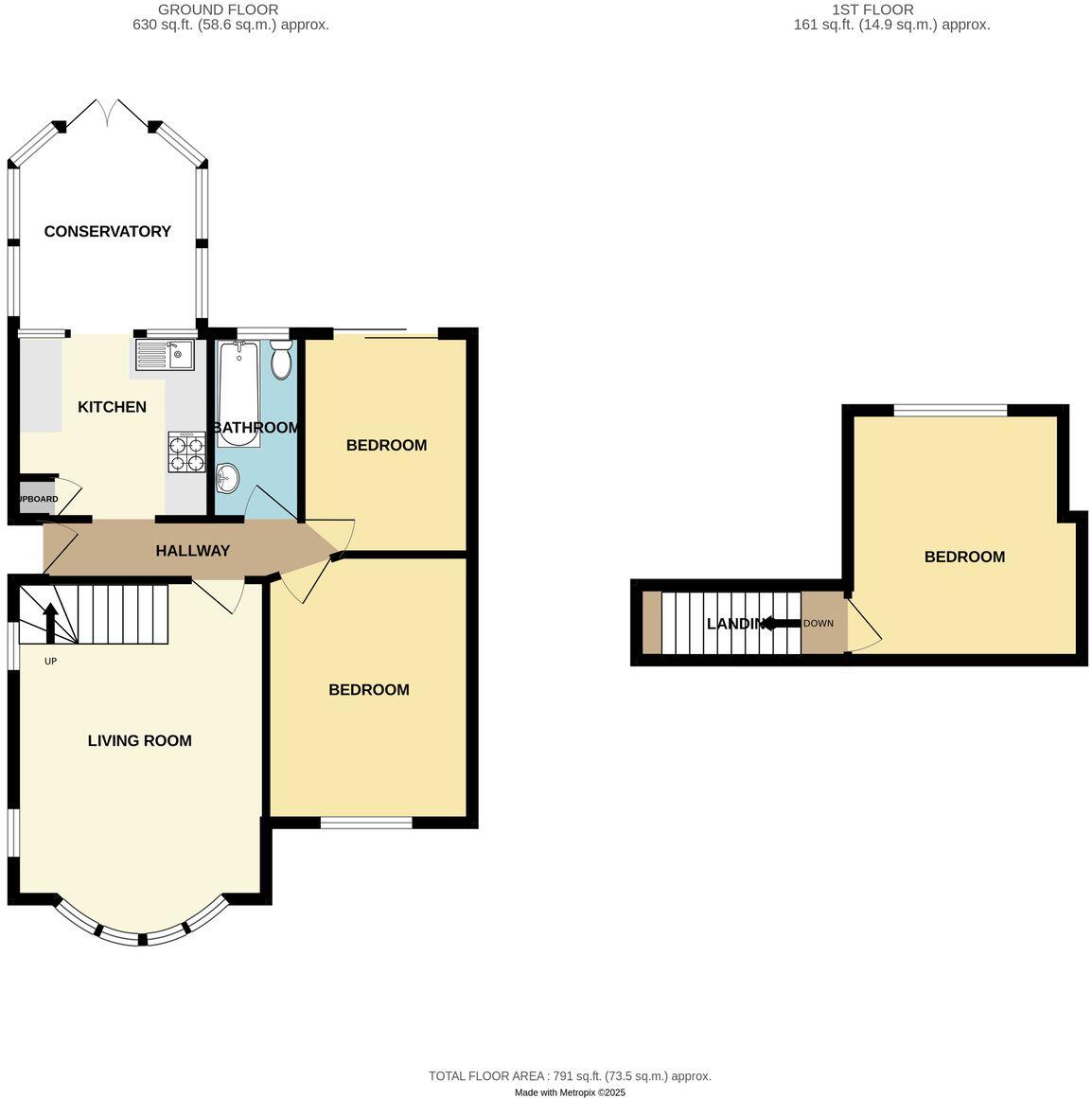 Shannon Avenue, Rayleigh, SS6 floorplan