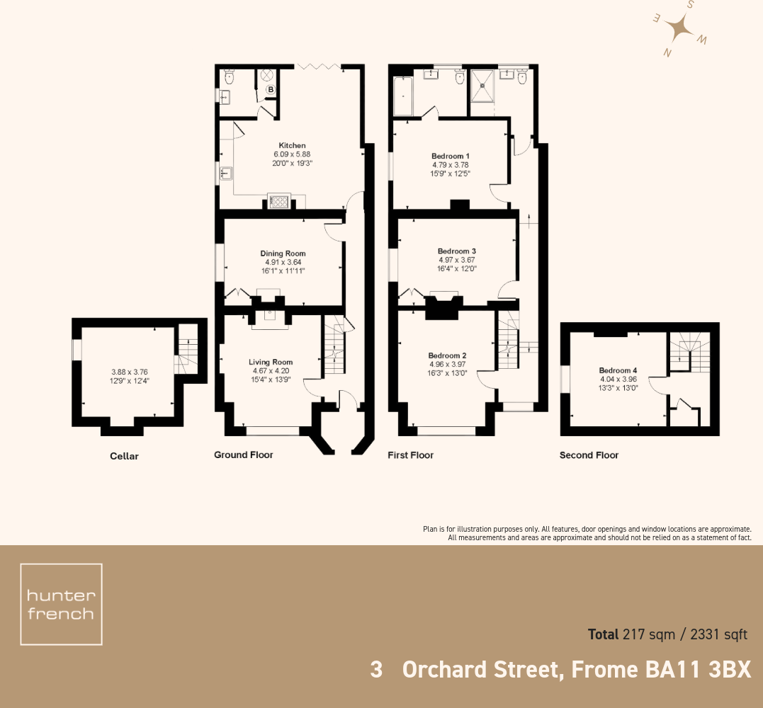 Orchard Street, Frome, BA11 3BX floorplan