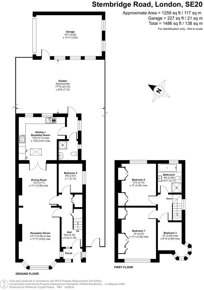 Stembridge Road, London, SE20 floorplan